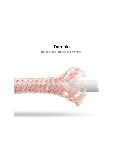 Hombey 3 Cihazı Aynı Anda Şarj Edebilen 1 Metre Uzunlukta 2a Type-c/lightning/micro Usb Altın Nylon Kablosu Kutu Paketli