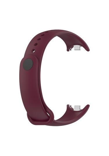 Ekılıf - Xiaomi Mi Band 8 Uyumlu - Kordon Klasik Kordon Silikon Strap Kayış - Siyah