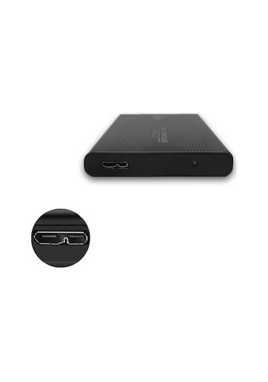 Wozlo 2.5 Hdd Kutusu Usb 3.0 Harici Harddisk Ssd Kutu - Alüminyum Gövde - Micro Usb 3.0 Giriş