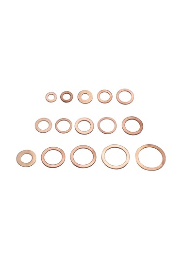 Gajeena 200 Adet Bakır O-ring Mermer Seti - Kaliteli Lehimli Paketleme İçin Sıkı Kapama Ve Dayanıklılık Sağlar