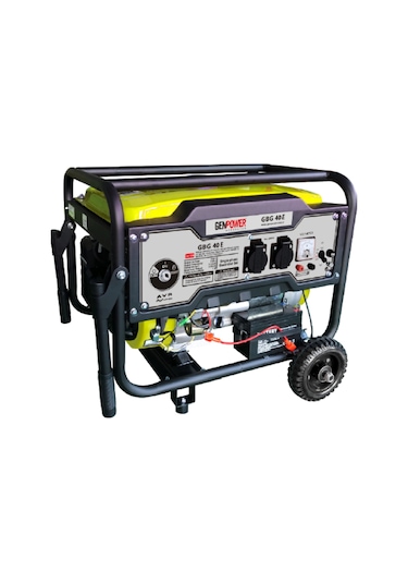 Genpower GBG40E 4KVA Benzinli İpli Marşlı Jeneratör