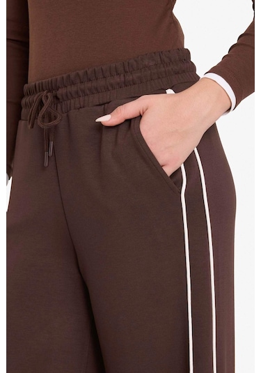 Defacto Straight Fit Cepli Düz Paça Eşofman Altı D6668ax25aubn192 Kahve-bn192