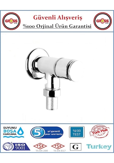 Bms Zaman Ayarlı Sıva Üstü Bas 3/4'' - %100 Prinç