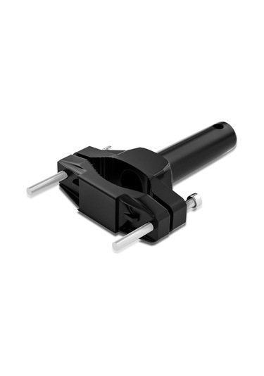 Ranyeek Motosiklet Fari Sabitleme Aparatı, Alüminyum Alyaşlı, 20-55mm Çap Uyumlu, Sönükleyici Ve Dayanıklı, Off-road Işık Genişletme Demiri Siyah