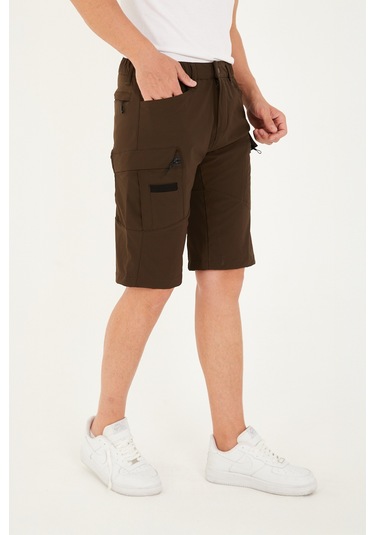 Camp Scoutland Camp725 Outdoor Tactical Su İticili Yazlık Erkek Taktik Şort Haki