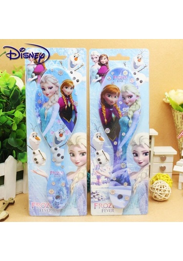 Prenses Minnie Dondurulmuş Tarak Karikatür Sevimli Güzellik Moda Oyuncaklar Kıvırcık Saç Fırçası Tarak Anti-statik Fırça Tarak Disney