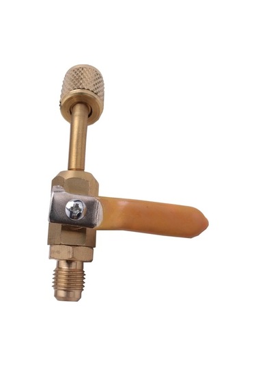 Ulzyvf Twexqny-r410a R134a Klima Şarj Hortumları Hvac 1/4 İnç Ac Soğutucu Akışkan İçin Pirinç Kapatma Vanası, Klima Bakım Seti İle