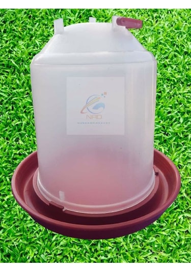 Nurdağ Hırdavat Tavuk Suluğu 5 L 10 Adet + Tavuk Yemliği 5 KG 10 Adet