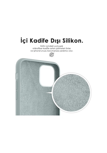 Apple Uyumlu iPhone 7 Kilif Içi Kadife Silikon Lansman Tam Koruma 405634354