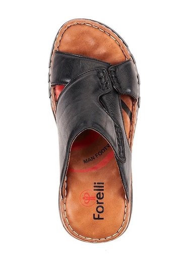 Forelli 40501 Erkek Terlik - Siyah-siyah Siyah