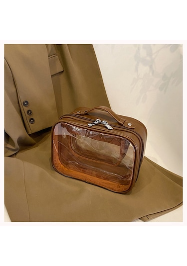 Mufunye Kozmetik Çantası, Taşınabilir Ve Büyük Kapasiteli, Siyah