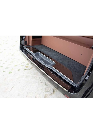 Mercedes Vito-W447 Siyah Krom Arka Tampon Eşiği 2014 ve Sonrası