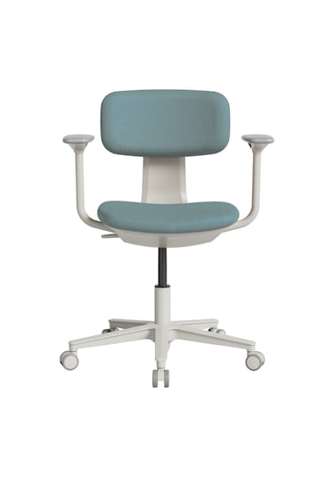 Tesla Comfort Çalışma Koltuğu Mavi - Yeşil Kumaş 61x74-86x60 Cm Yeşil