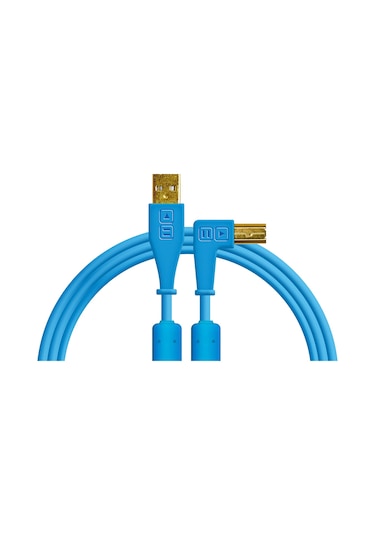 Chroma Cables Usb-a To B - 1.5mt Right Angled Blue