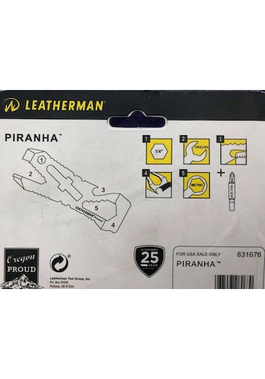Leatherman Pıranha Çok Amaçlı Cep Tamir Alet Seti Çok Renkli