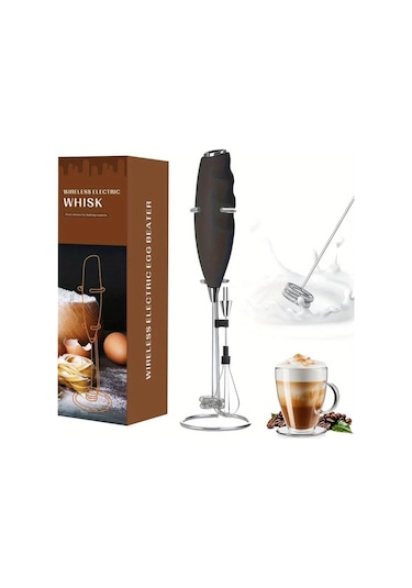 Elmpaly Siyah Elektrikli Süt Köpürtücü Ve Mini Çırpıcı - El Tipi Köpük Yapma Makinesi Diğer