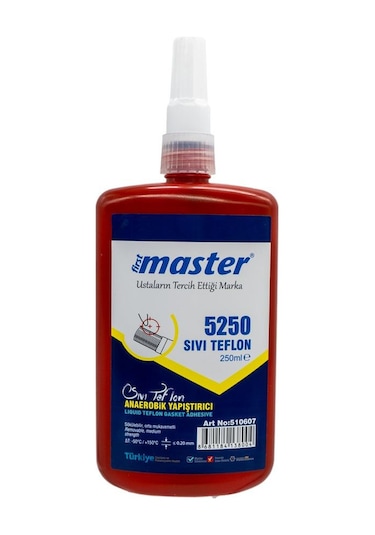 Master 5050 Boru Sızdırmazlık Sıvı Teflon Conta 250 Ml