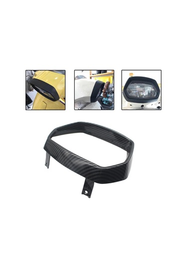 Suntek Vespa 150 Sprint Için Yedek Far Çerçevesi Trim Koruma Lambası Kapağı