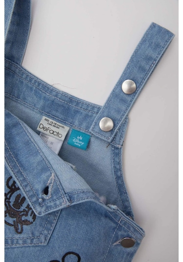 DeFacto Kız Bebek Disney Mickey & Minnie Salopet Jean Elbise E0451A525SPBE394 Mavi DeFacto Kız Bebek Disney Mickey & Minnie Salopet Jean Elbise E0451A525SPBE394 Mavi
