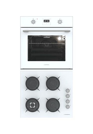 Termikel BO O64D5C W + BH P6194C W Beyaz Ankastre Set