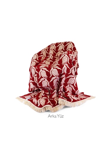 Bigghome Lalezar Çift Kişilik Battaniye 200 X 220 Cm Çok Renkli