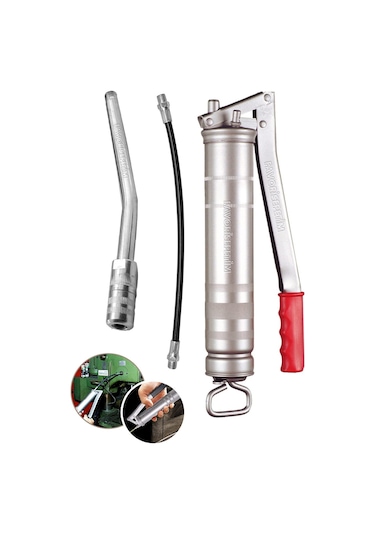 Yüksek Kaite Gres Yağ Pompası 500 Cc Büyük Boy Demir Hortum Ve G