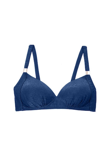 Suwen Jenny Detaylı Dolgulu Bikini Üst Sb2548013881388 İndigo
