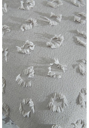 Çeyiz Diyarı Konik 2 Parça Tek Kişilik Pike Takımı Gri Gri