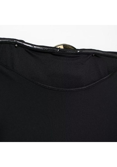 Seksi Monokini Bandeau Kolsuz Slim Fit Tek Parça Bikini Metal Takılarla Karın Kontrol Hızlı Kuruyan Tek Parça Mayo Kahverengi