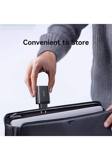 Usams Cc296 30w Hızlı Şarj Cihazı Ab Tak Telefon Adaptörü, Tip-c Geri Çekilebilir Kablo Siyah