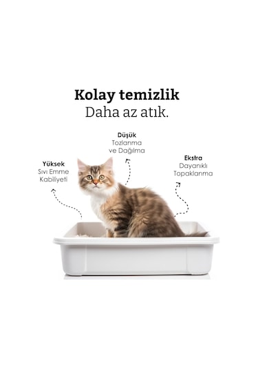 CatPlus Bebek Pudralı Kedi Kumu 2 x 10 L