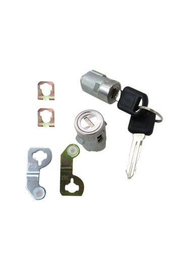 2 Adet Sürücü Ve Yolcu Kapı Kilitleri, Cadillac Escalade/chevrolet İçin Anahtar Uygun Kapı Kilit Silindiri