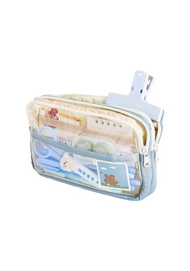 Boutiques Kalem Çantası Büyük Kapasiteli Kırtasiye Çantası Kalem Kutusu