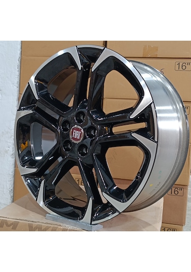 Sıfır Opar 18 İnç 5x98 Egea Elmas Kesim Siyah Jant Takımı