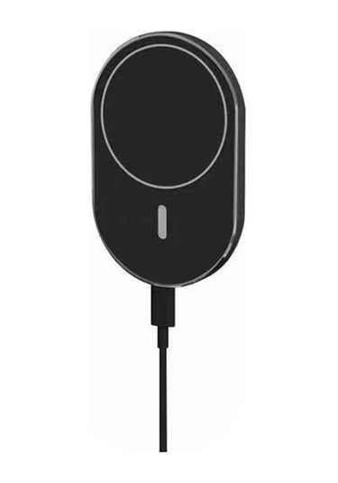 X19 Magsafe Araç Hava Çıkışı Kelepçe Tutucu 15w Hızlı Şarj Qi Manyetik Kablosuz Şarj Cihazı Siyah