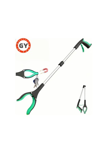 Oldfriend 4 Renk Seçeneği Gri Beyaz Hafif Alüminyum Döner Tutamaklı Çöp Maşası