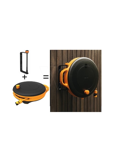 Fiskars 1020436+1020448 Duvara Monte Hortum Makara Seti S 15 Mt