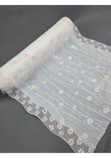 Pvc Küpür Dantel Raf Ve Dolap Örtüsü Runner Kpr1591p Beyaz