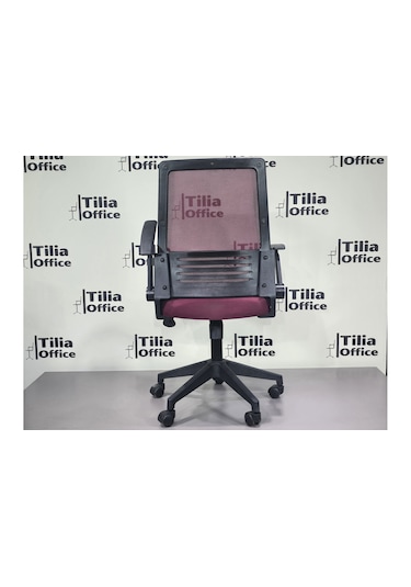 Trendy Çalışma Koltuğu Bordo