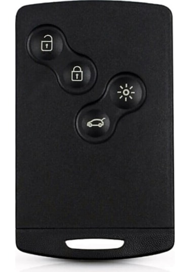 Renault Uyumlu Clio Uyumlu 4-megane 3-fluance-captur Uyumlu Kart 4 Buton Anahtar Kumanda Kabı