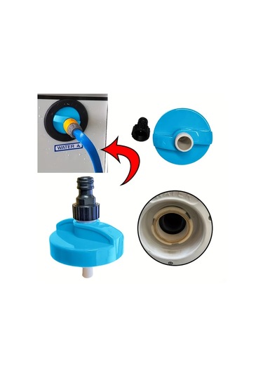 Cloudstore 1 Adet Rv Su Giriş Hortumu Bağlantılı Conta Kapak - Sızdırmaz Tank Dolum Aparatı