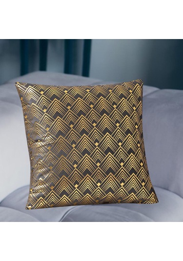 Suntek Yastık Kılıfı 18 18 Inç Minimalist Çok Yönlü Koyu-gri Koyu Gri