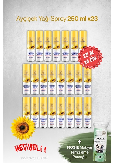 23 Al 20 Öde Ayçiçek Yağı Premium 250 Ml Hediyeli