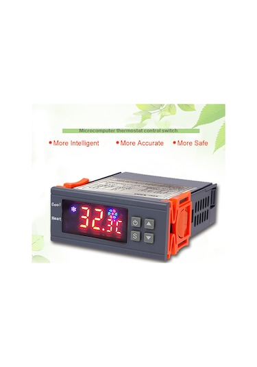 Ximistore9 Stc-3000 Dijital Sıcaklık Kontrol Cihazı -50 C 99 C Aralığında Akvaryum, Inkübasyon, Soğutucular İçin Mikroişlemci Kontrolörü 220v