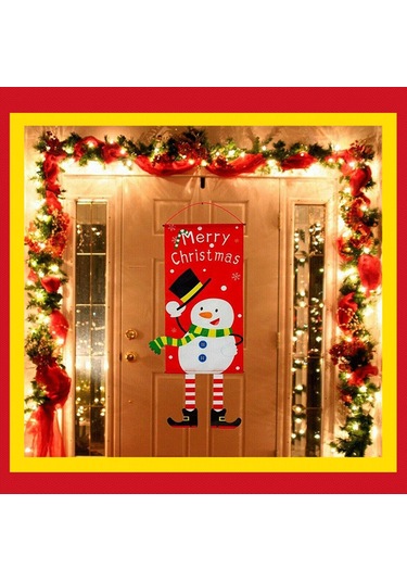 Reedark Noel Dekorasyonu Asılı Pano - 6 Farklı Şirin Desen Seçeneği