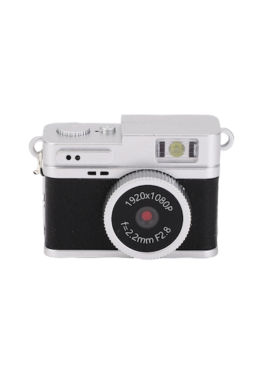 Geeroyoo Siyah 1080p Anahtar Zinciri Mini Kamara - 20mp, 0.96" Ekran, Led Işık, Bisiklet, Dağcılık, Evcil Hayvan Kaydı, 128gb Destekli