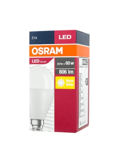 Osram Led Clp 60 7w/2700k 806lm E14