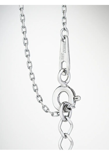 Uvelirnye Tradicii 925 Ayar Gümüş Safirli Kolye 86426250 Gri