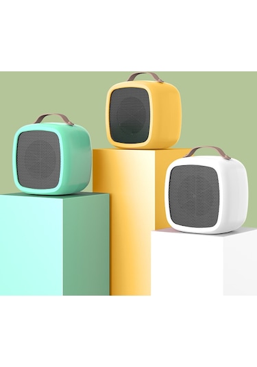 Cbtxglobal 500 W Taşınabilir Elektrikli Isıtıcı Yeşil