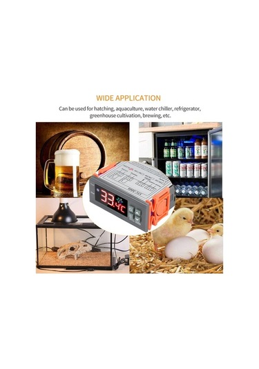 Pazly Stc-3000 110-220v Dijital Mikrobilgisayarlı Sıcaklık Kontrol Ünitesi